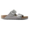Arizona Big Buckle Nubuck Leather Dove Gray