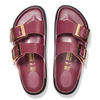Arizona Droplet Buckle Přírodní kůže Lakovaná