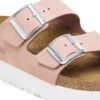 Arizona Flex Platform Nubuck Leather Soft Pink Arizona Flex Platform Nubuck Leather Soft Pink