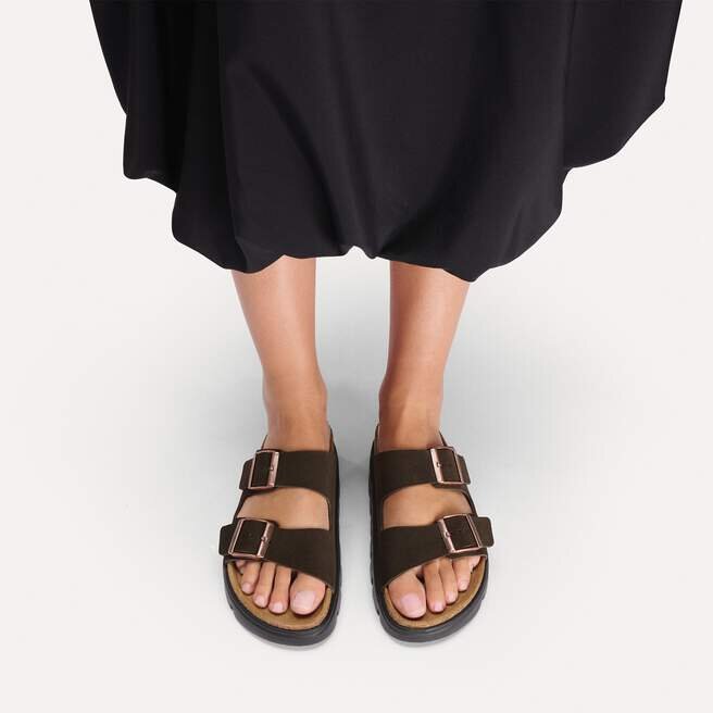 Arizona Platform Suede Leather Arizona Platform Suede Leather