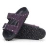 Arizona Rivets Suede Leather Acai