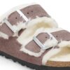 Arizona Shearling Semišová kůže a ovčí kůže Vybledlá fialová Arizona Shearling Semišová kůže a ovčí kůže Vybledlá fialová