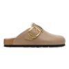 Boston Big Buckle Shearling Natural Leather Oiled