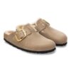 Boston Big Buckle Shearling Natural Leather Oiled