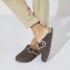 Boston Bold Shearling Leather Espresso Boston Bold Shearling Leather Espresso
