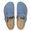 Boston Soft Footbed Suede Leather Elemental Blue Boston Soft Footbed Suede Leather Elemental Blue