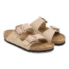 Dětské sandály Arizona Flower Buckle Birko-Flor Dětské sandály Arizona Flower Buckle Birko-Flor