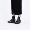 Ebba Slip on Leather Black Black