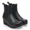 Ebba Slip on Leather Black Black