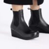 Ebba Slip on Leather Black Black