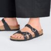 Franca Braided Oiled Leather Black Franca Braided Oiled Leather Black