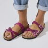 Franca Braided Oiled Leather Festival Fuchsia Franca Braided Oiled Leather Festival Fuchsia