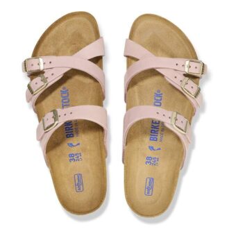 Franca Soft FootbedN Nubuková kůže Soft Pink