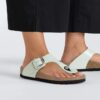 Gizeh Big Buckle Natural Leather Patent Gizeh Big Buckle Natural Leather Patent
