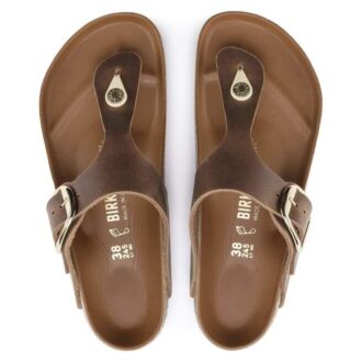 Gizeh Big Buckle Přírodní olejovaná kůže