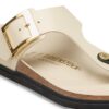 Gizeh Droplet Buckle Přírodní kůže Lakovaná Gizeh Droplet Buckle Přírodní kůže Lakovaná