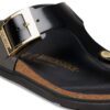 Gizeh Droplet Buckle Přírodní kůže Lakovaná Gizeh Droplet Buckle Přírodní kůže Lakovaná
