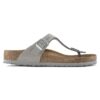 Gizeh Soft Footbed Nubuková kůže Holubí šedá Gizeh Soft Footbed Nubuková kůže Holubí šedá