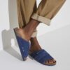 Kyoto Nubuck Leather Desert Buck Indigo Blue Kyoto Nubuck Leather Desert Buck Indigo Blue