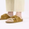Kyoto Shearling semišová kůže s kožešinou