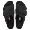 Kyoto Shearling Suede Leather-Shearling Black Kyoto Shearling Suede Leather-Shearling Black