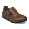 London Single Strap Natural Leather Embossed London Single Strap Natural Leather Embossed