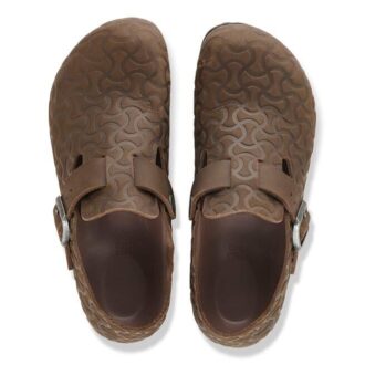 London Single Strap Natural Leather Embossed London Single Strap Natural Leather Embossed