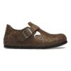 London Single Strap Natural Leather Embossed London Single Strap Natural Leather Embossed