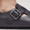 London Wire Buckle Natural Leather