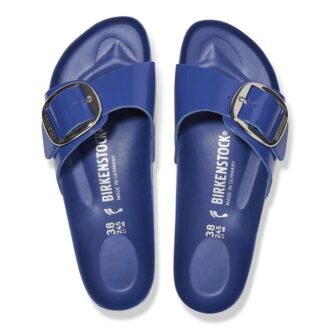 Madrid Big Buckle Natural Leather Patent