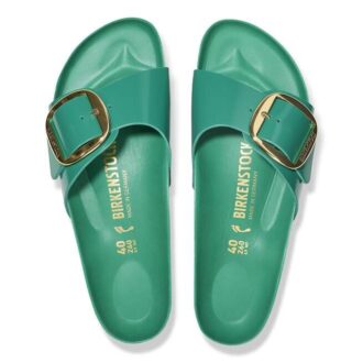 Madrid Big Buckle Natural Leather Patent