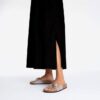 Madrid Big Buckle Natural Leather Patent