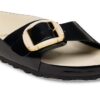 Madrid Big Buckle Pearl Přírodní kůže Lakovaná