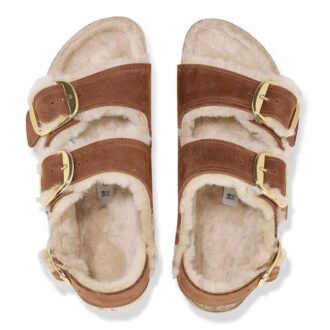 Milano Big Buckle, ovčí kůže, přírodní kůže, olejovaná