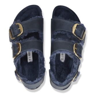Milano Big Buckle, ovčí kůže, přírodní kůže, olejovaná