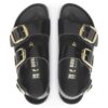 Milano Big Buckle z přírodní lakované kůže Milano Big Buckle z přírodní lakované kůže
