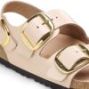 Milano Big Buckle z přírodní lakované kůže Milano Big Buckle z přírodní lakované kůže