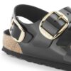 Milano Big Buckle z přírodní lakované kůže Milano Big Buckle z přírodní lakované kůže