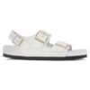 Milano Embossed Leather Emboss White Milano Embossed Leather Emboss White