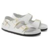 Milano Embossed Leather Emboss White Milano Embossed Leather Emboss White