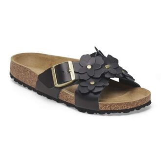 Ozdoba Siena Flower z přírodní kůže