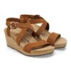Sibyl Embossed Leather Burnt Orange