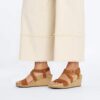 Sibyl Embossed Leather Burnt Orange