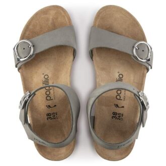 Soley Nubuck Leather Dove Gray