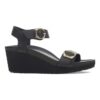 Soley Ring-Buckle Leather Black Soley Ring-Buckle Leather Black