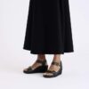 Soley Ring-Buckle Leather Black Soley Ring-Buckle Leather Black