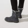 Uppsala Shearling Suede Leather Graphite Uppsala Shearling Suede Leather Graphite