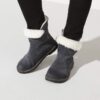 Uppsala Shearling Suede Leather Graphite Uppsala Shearling Suede Leather Graphite