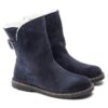 Uppsala Shearling Suede Leather Navy Uppsala Shearling Suede Leather Navy