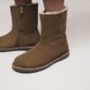 Uppsala Zip Shearling Suede Leather Uppsala Zip Shearling Suede Leather